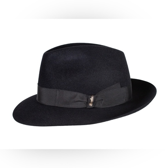 The Borsalino Classico Unisex Iconic Fedora Made in Italy Size 7 1/2 - Picture 8 of 13